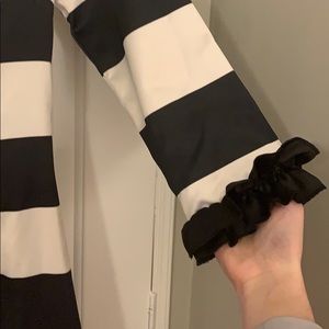 Black and Cream Striped Dainty Jewells Dress